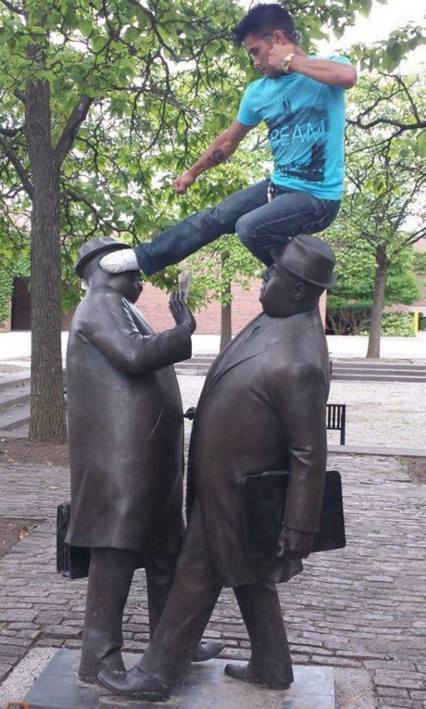 foto estatua criativa 11