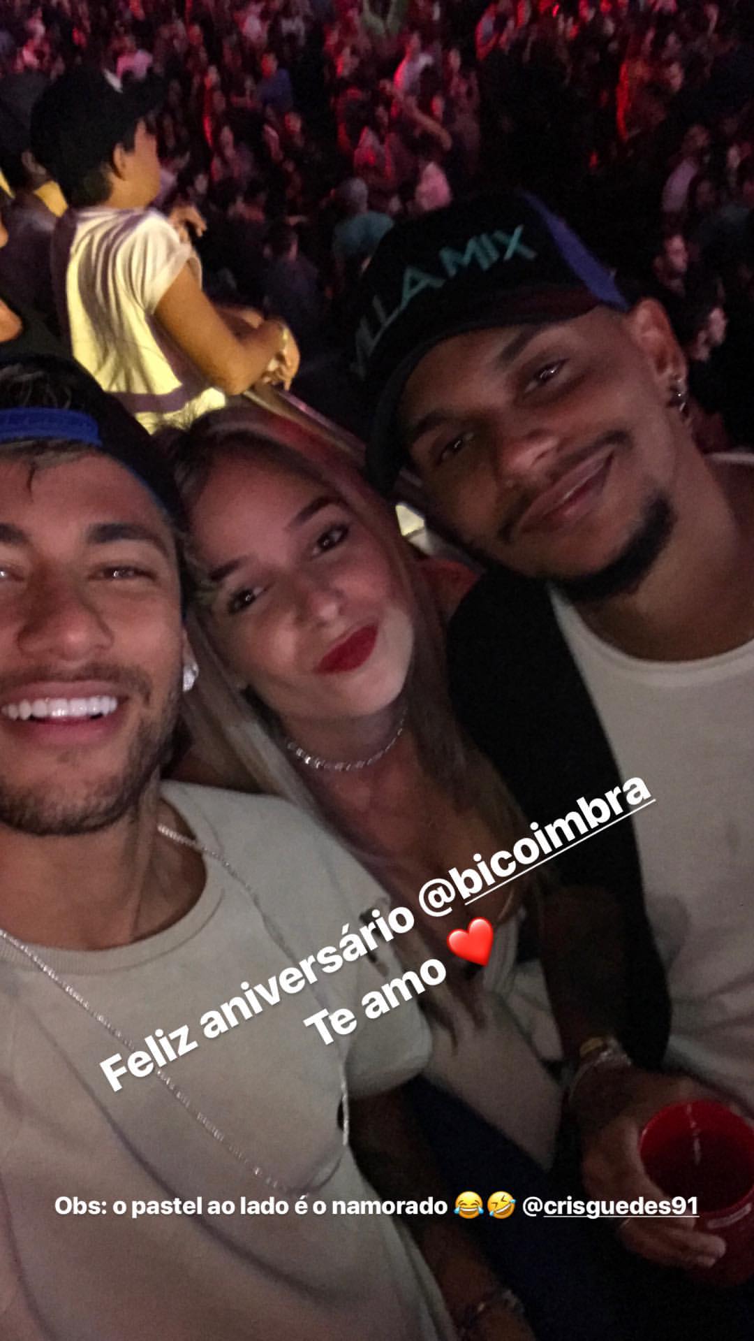 neymar parabéns amiga