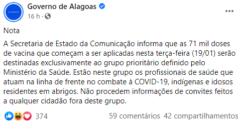 Foto: reprodução / Facebook