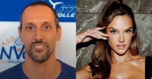 jogador de vôlei Roberto Cazzaniga - Alessandra Ambrosio