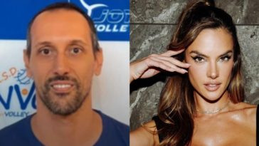 jogador de vôlei Roberto Cazzaniga - Alessandra Ambrosio