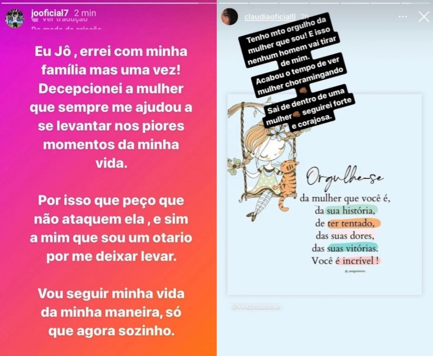 Stories - Jô e Claudia Silva