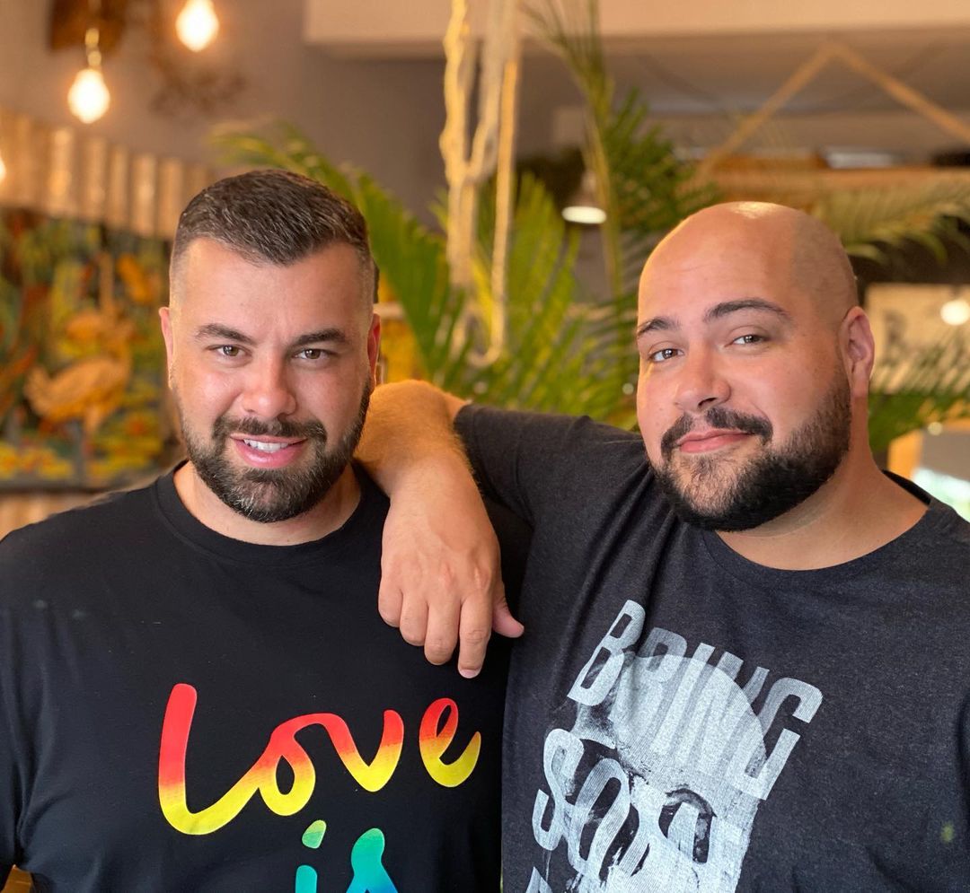 Tiago Abravanel e marido - Fernando Poli