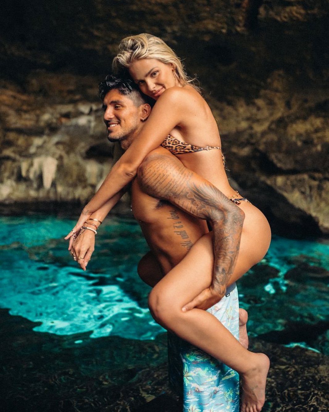 Yasmin Brunet e Gabriel Medina