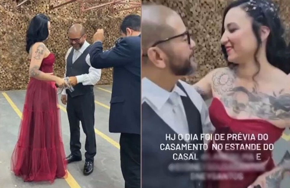 casal - Dama de Vermelho