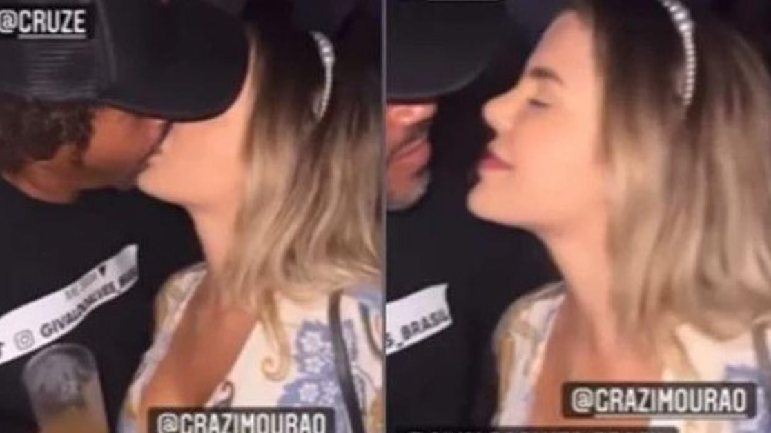 Grazi Mourão beijo - mendigo