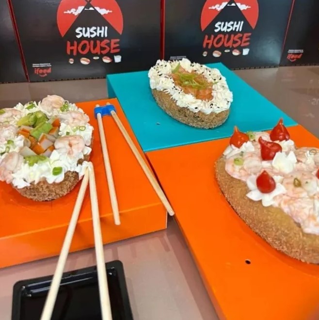 Ovo de páscoa de sushi