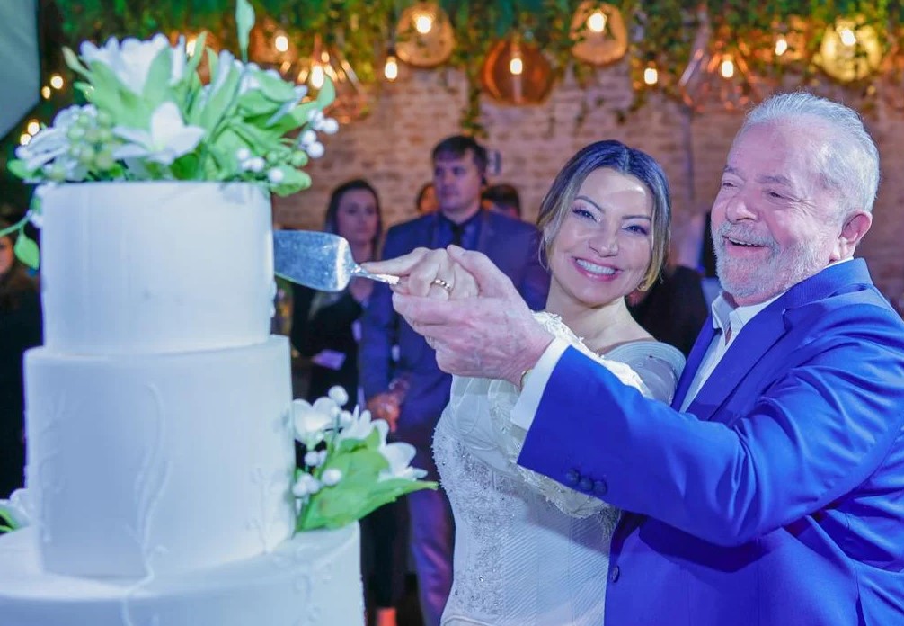 Casamento Lula e Janja - bolo