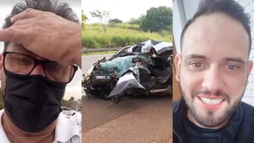 Jornalista Carlos Alberto Baldassari - acidente filho