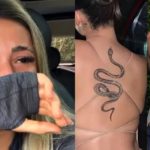 Nathalia Valente - tatuagem serpente