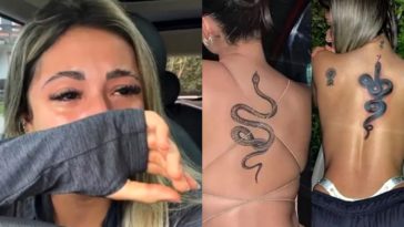 Nathalia Valente - tatuagem serpente