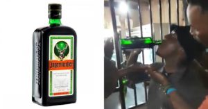 Homem morre - Licor Jagermeister
