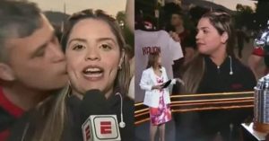 Repórter ESPN - assediada