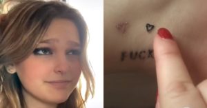 Sofia Marina Costa Rossini - tatuagem saiu