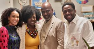 Viola Davis - casa Taís Araujo e Lázaro Ramos