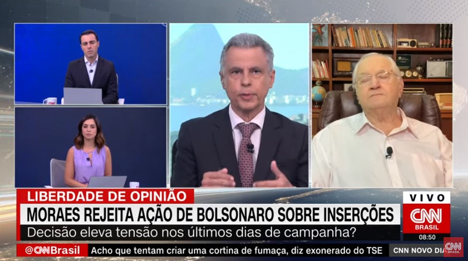 Boris Casoy dorme - CNN