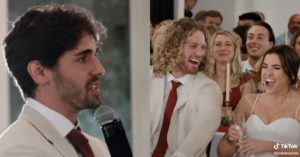 Padrinho - Dylan Bierman - namorou a noiva