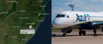 pilotos Voo - Santa Catarina - avião Azul