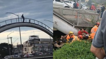 Homem bolsonarista pula ponte - Juiz de Fora