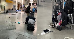 Mala explodiu - Aeroporto de Guarulhos