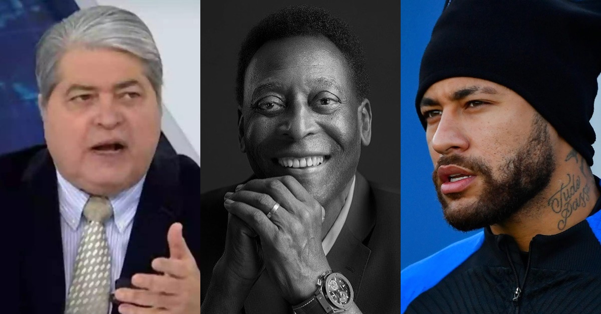 Datena esculhamba Neymar por ausência no velório de Pelé: 'não ia doer'