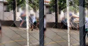 Aluno - espancado - escola Edéia
