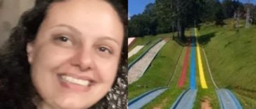 Luciana Cerri - morreu - acidente tobogã