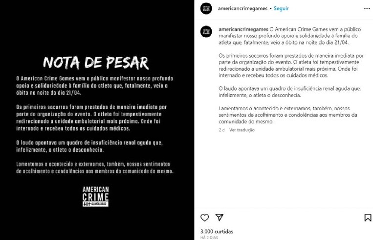 Nota de Pesar