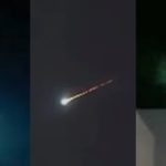Luz Verde no céu - meteoro - OVNI - lixo espacial