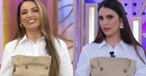 Patrícia Poeta - Chris Flores - mesmo look
