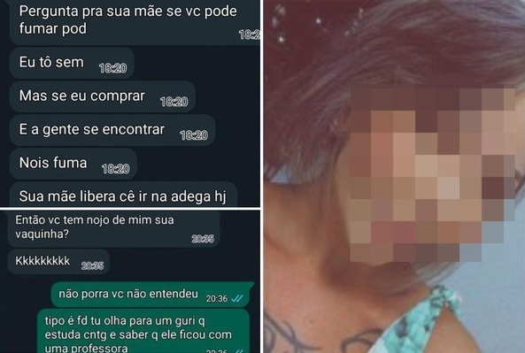 mensagens WhatsApp - professora Praia Grande