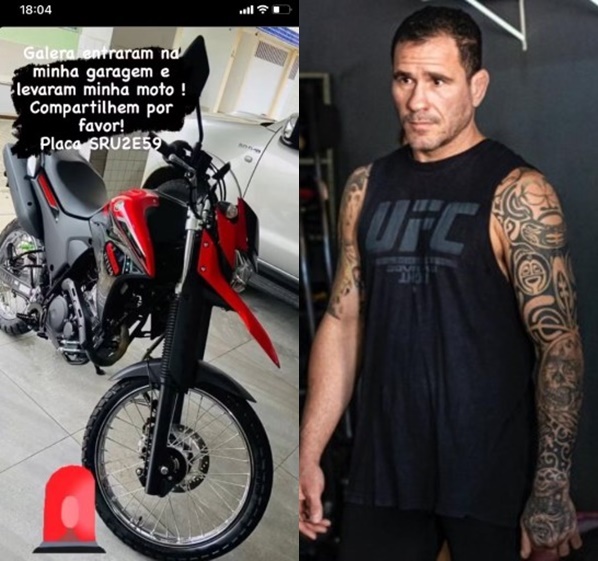 Diego Braga Alves - moto furtada