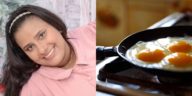 Elisângela Oliveira de Jesus morreu - fritar ovo